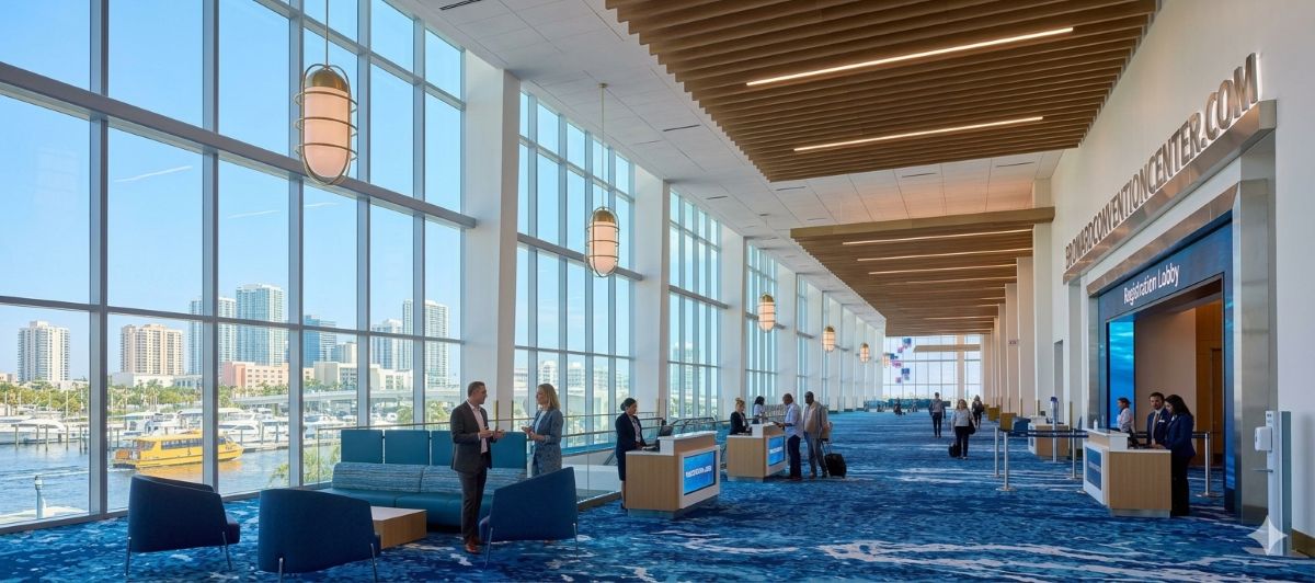Pre-Function Concourses and Registration Lobbies Broward Convention Center